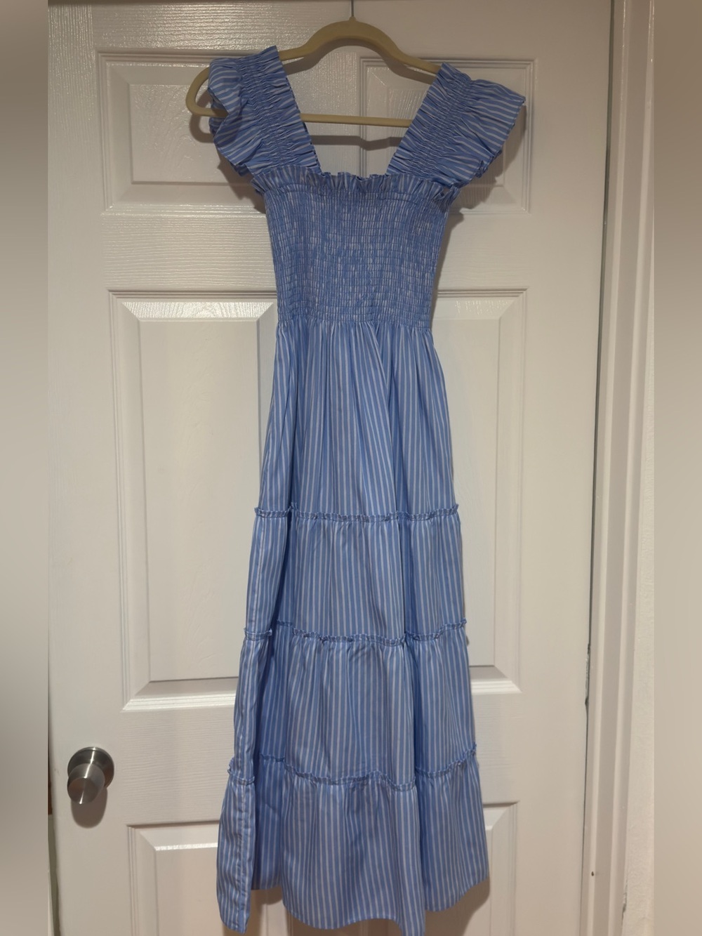 Hill House Home Ellie Nap Dress - Blue Stripe - Picture 7 of 12